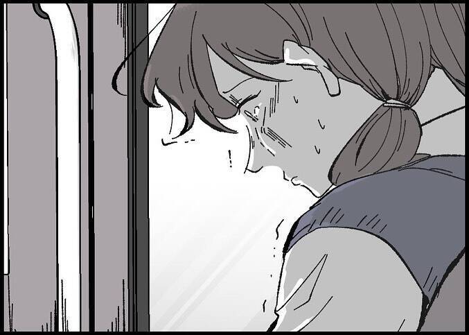 【漫画】ぎゅうぎゅう詰めの満員電車で痴漢を目撃【僕と帰ってこない妻 Vol.541】