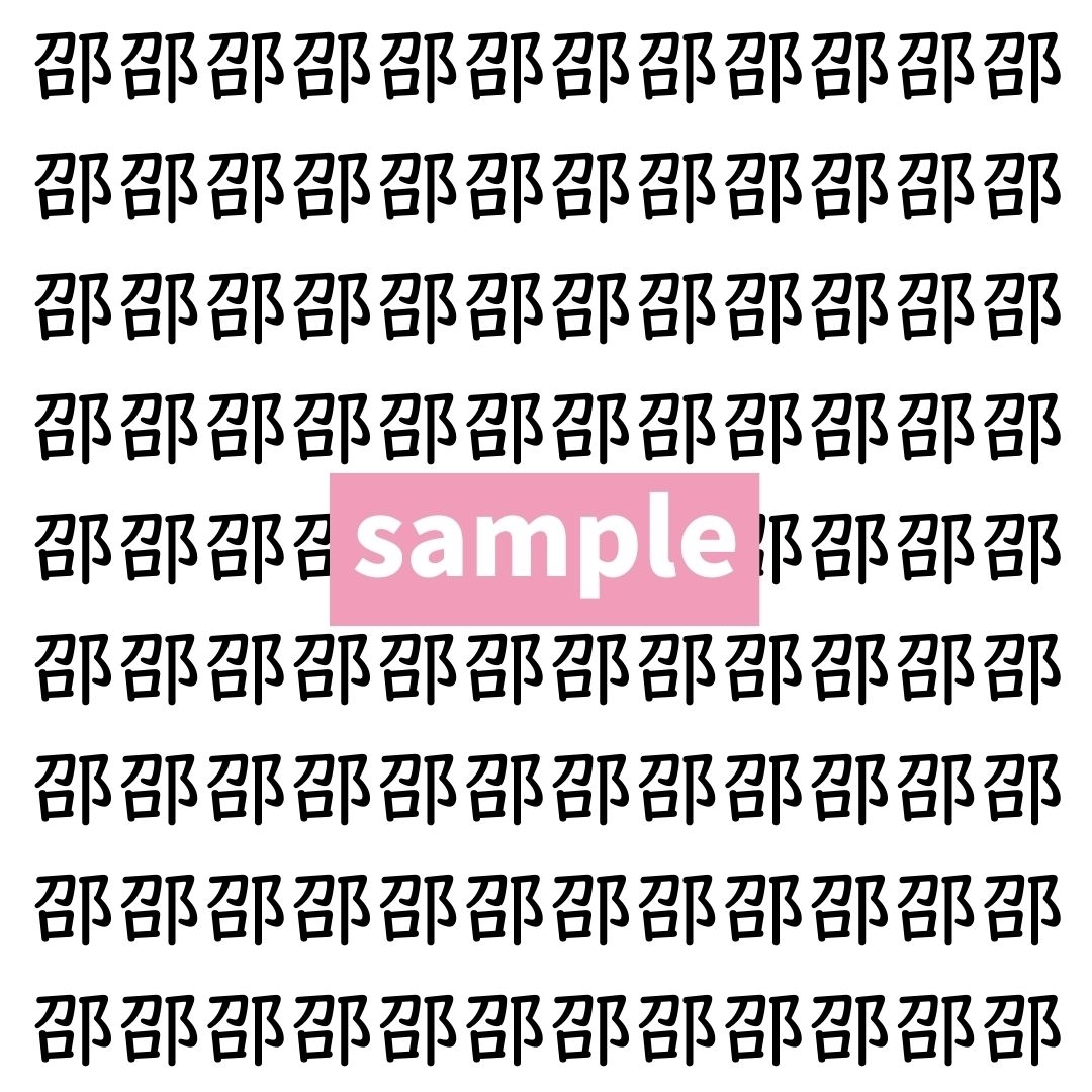 【漢字探し】ずらっと並んだ「邵」の中にまぎれた別の漢字一文字は？