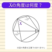 【角度当てクイズ Vol.1960】xの角度は何度？