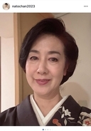 名取裕子、“マダム風ヘア”でガラパーティへ　秋の着物コーデを披露