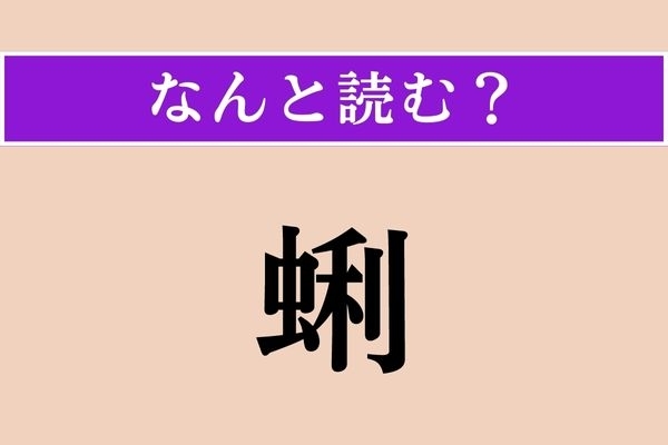 【難読漢字】「蜊」正しい読み方は？ 虫ではなく、海にいます