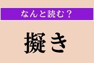 【難読漢字】「擬き」正しい読み方は？「芝居擬き」などと使われます