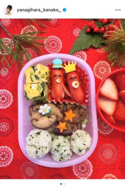 柳原可奈子、冬休み明けの手作りお弁当を公開　長女の丁寧すぎるおねだりエピソードも紹介