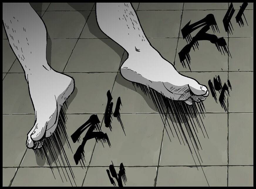 亡くなった夫を隠して日常を続ける妻…あの男はDVだった【漫画】