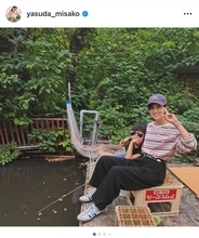 安田美沙子、次男との釣り堀体験を報告「あの釣れる感覚味わいたい」