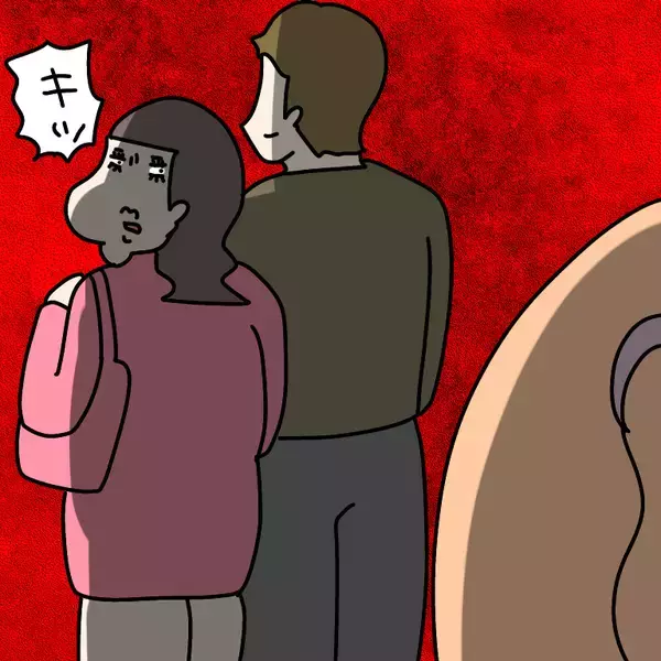 「【漫画】イラッとしたヤバ美、人見知りを装いその場を取り繕う【非常識な女がウチにきた Vol.66】」の画像