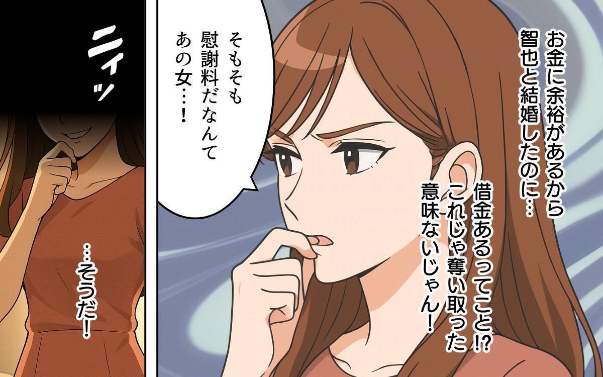 「奪い取ってやる！」奪略した夫は慰謝料の支払いで金欠!?