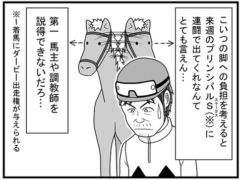 まさかの敗北…「もう一回やれば奴らに勝てる」酒田の本音と、踏み切れない理由とは【100話目でダービーを勝つ馬と騎手　第15話・第16話】の画像