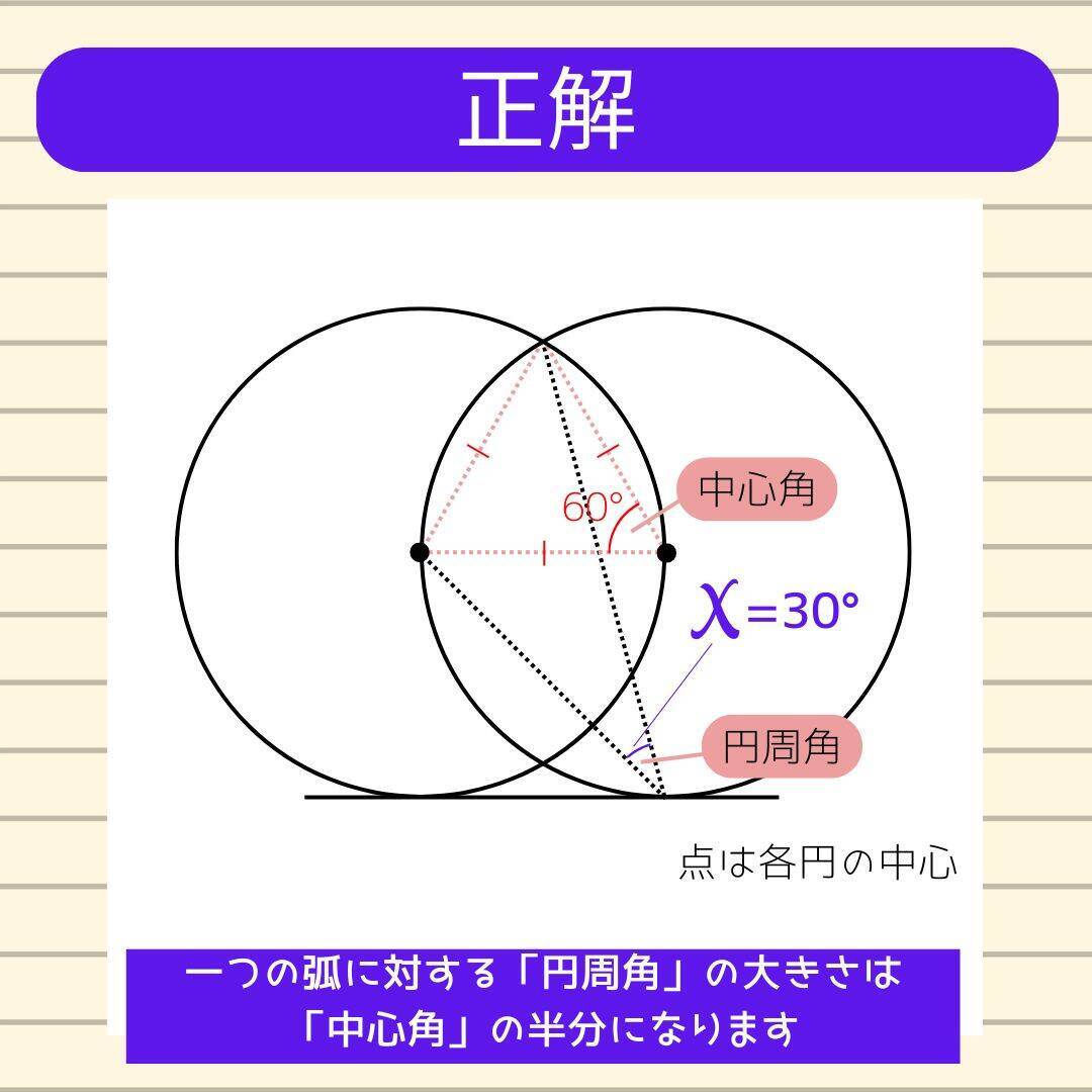 【角度当てクイズ Vol.2247】xの角度は何度？＜全3問＞