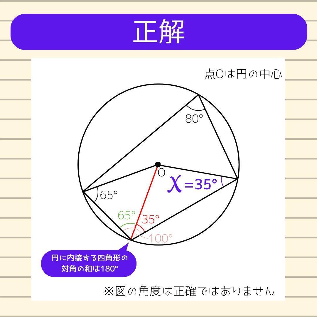 【角度当てクイズ Vol.2247】xの角度は何度？＜全3問＞