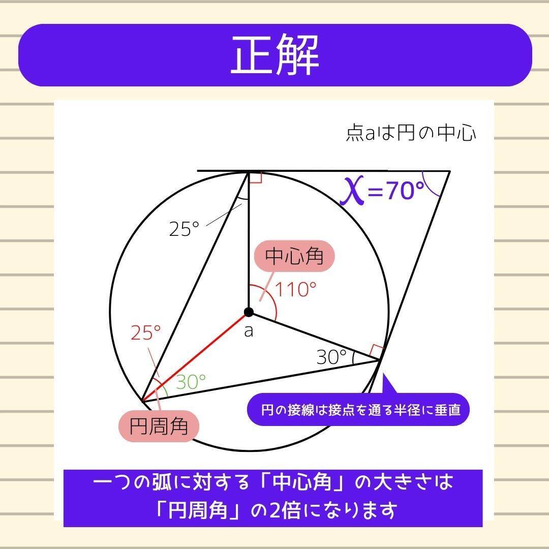 【角度当てクイズ Vol.2163】xの角度は何度？＜全3問＞