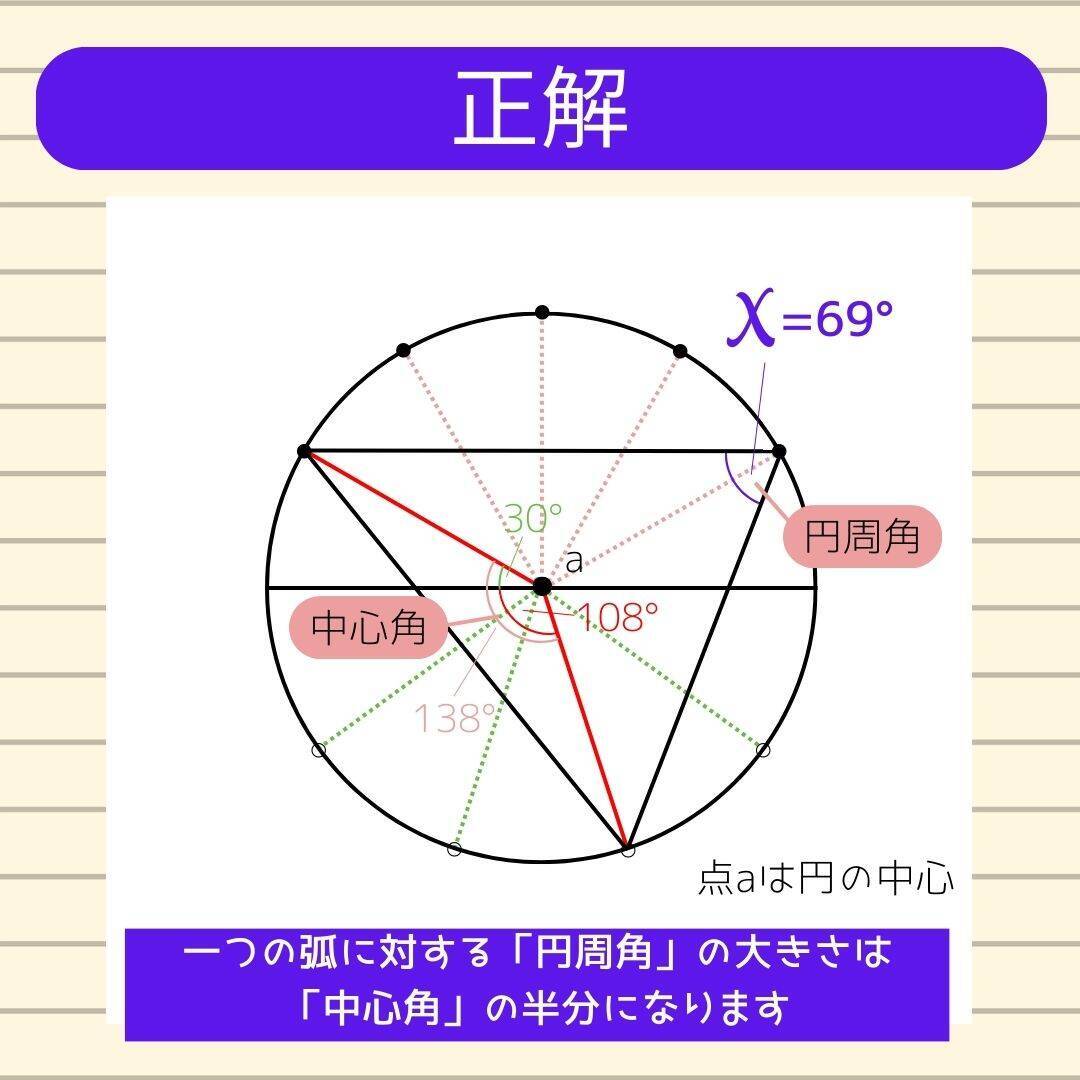 【角度当てクイズ Vol.1901】xの角度は何度？＜全3問＞