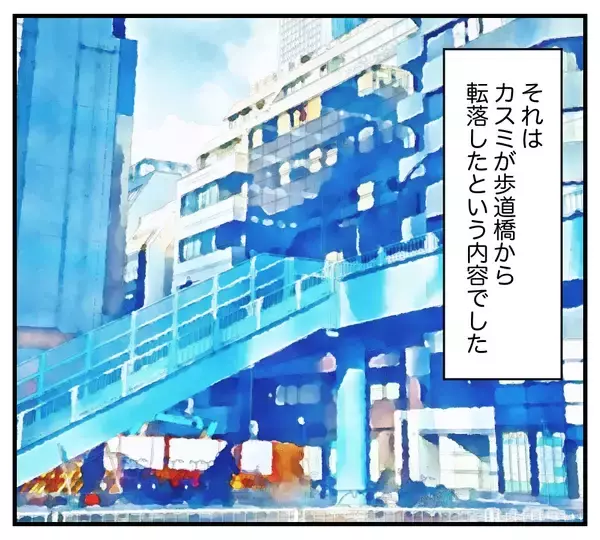 「【漫画】カスミが歩道橋から転落!? 病院へ急ぐ【夫と義家族に無視される私 Vol.82】」の画像