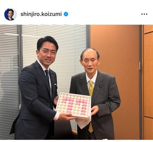 小泉進次郎氏、菅元総理の勇退に感謝の投稿「政治の師であり政界の父親のような存在」