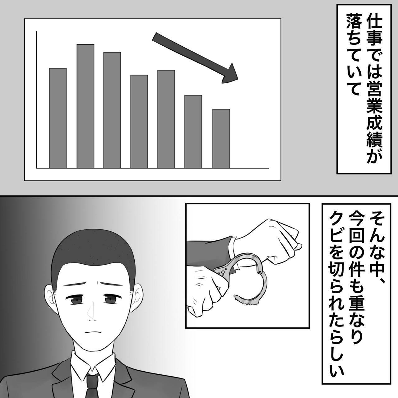 【漫画】シャバに出た夫、会社をクビになったことを報告【不倫相手が夫との子を連れてきた Vol.69】