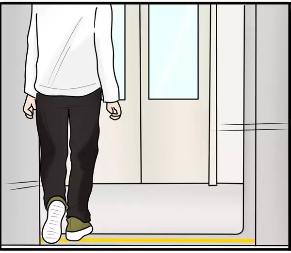 「「なに盗撮してんのよ」スマホを見ていただけなのに！ 理不尽な言いがかりで駅員室に連行されて…【漫画】」の画像