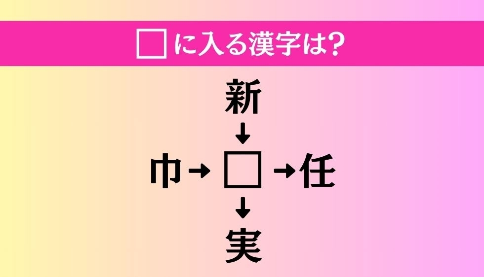 【穴埋め熟語クイズ Vol.698】□に漢字を入れて4つの熟語を完成させてください