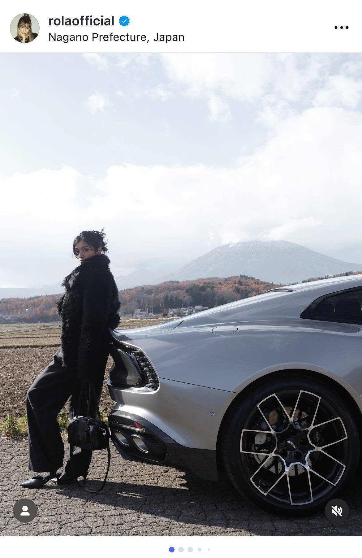 ローラ、アストンマーティンで長野の限定コーヒー店へ4時間のドライブ体験