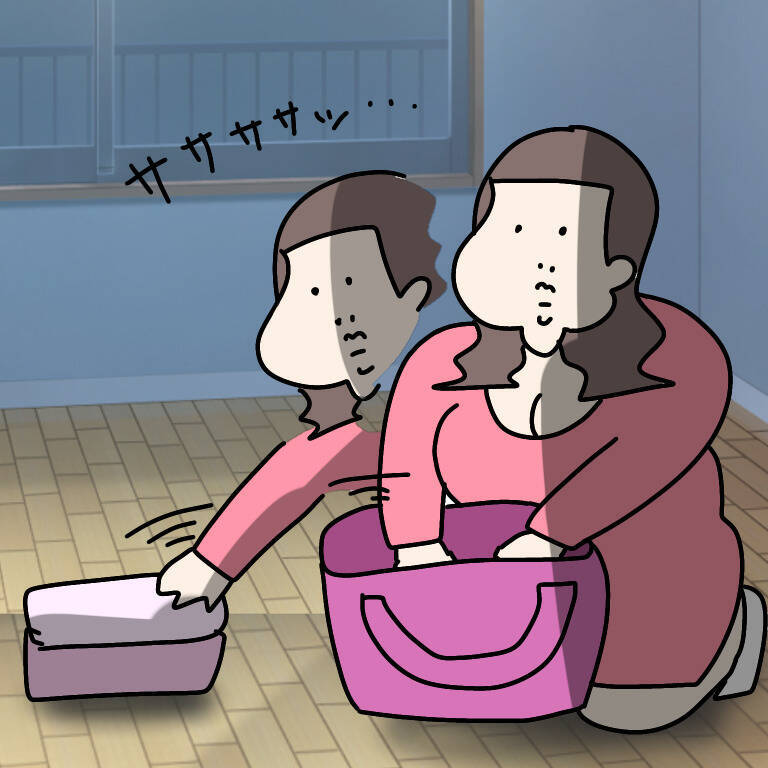 【漫画】ヤバ美が素直に従い、そそくさと家を出ていく私の迫力！【非常識な女がウチにきた Vol.91】