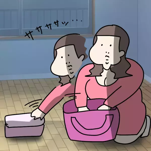 「【漫画】ヤバ美が素直に従い、そそくさと家を出ていく私の迫力！【非常識な女がウチにきた Vol.91】」の画像