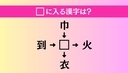 【穴埋め熟語クイズ Vol.5057】□に漢字を入れて4つの熟語を完成させてくださいの画像