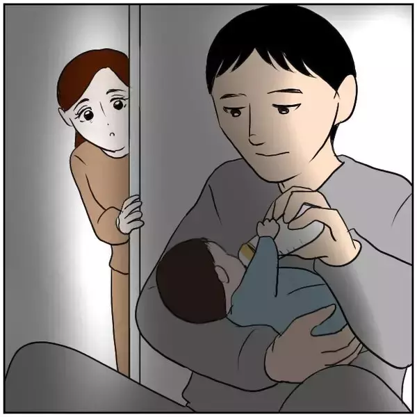 「【漫画】妻が僕の子育てや息子の成長ぶりを逐一スマホで記録【ボクは良いパパ・良い夫 Vol.2】」の画像