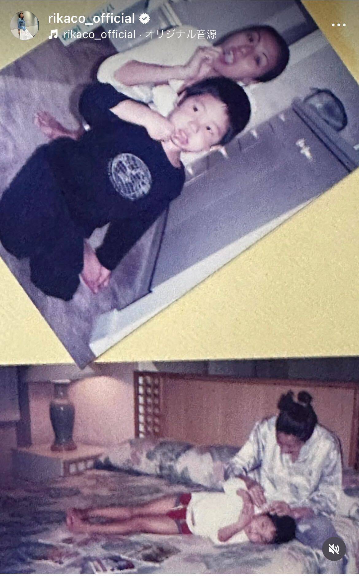 RIKACO、長男31歳の誕生日を祝福　母子で歩んだ芸能界の軌跡を振り返る
