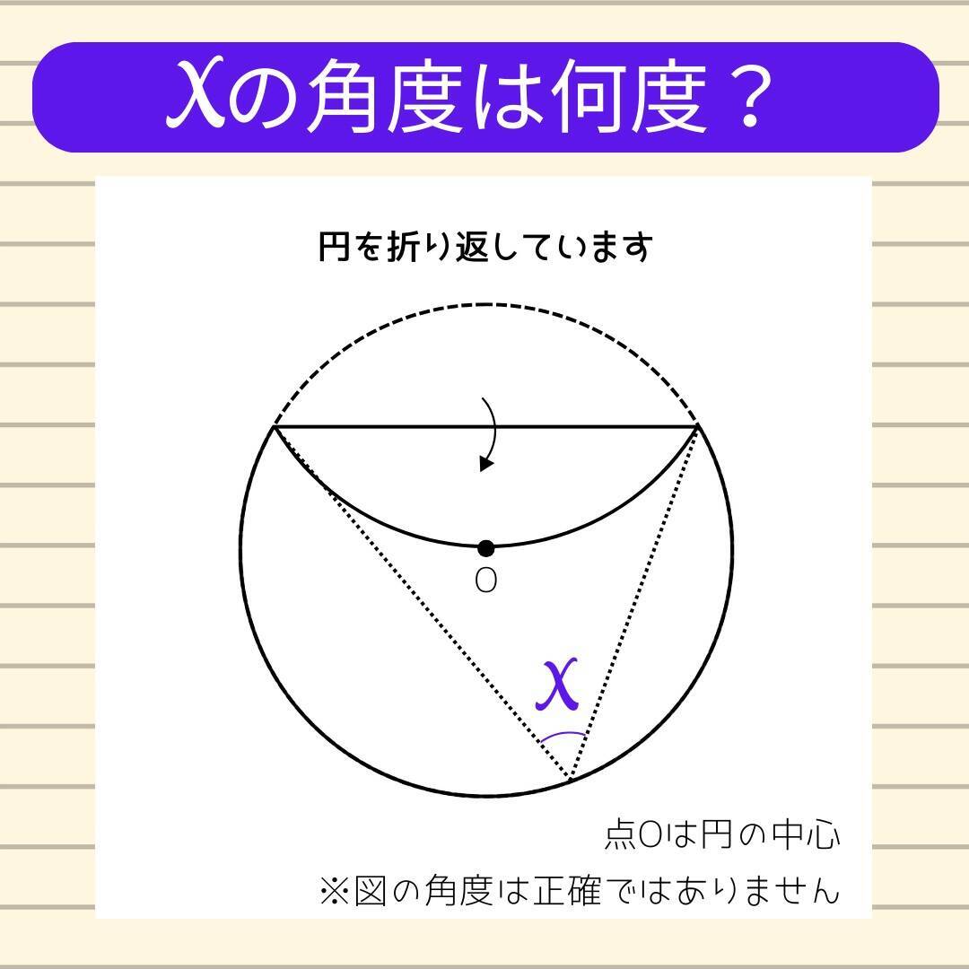 【角度当てクイズ Vol.2321】xの角度は何度？＜全3問＞