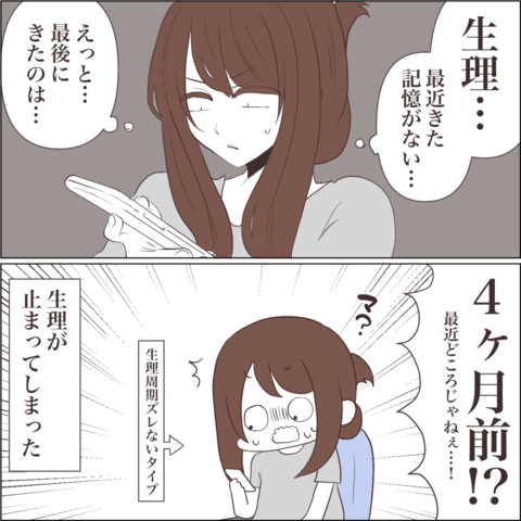 【漫画】異常事態！ 痩せたけど生理が4ヶ月も止まっていた！【私たちやり直し夫婦です Vol.26】の画像