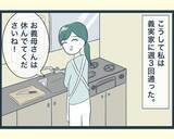 「【漫画】週3回、往復4時間の義実家に通うことに　兄嫁は遊んでる？【イジワルな長男の嫁 Vol.27】」の画像4
