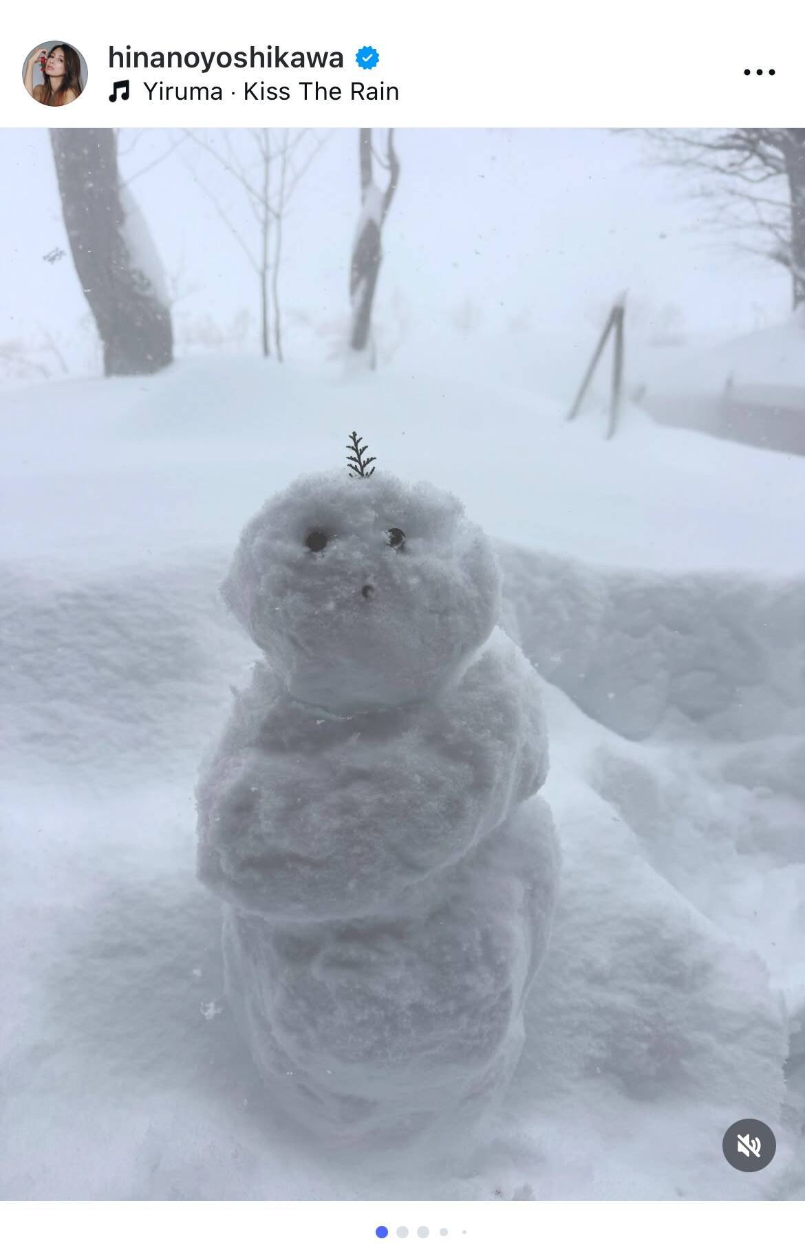 吉川ひなの、子どもと北海道で雪景色満喫　息子の8歳誕生日も報告