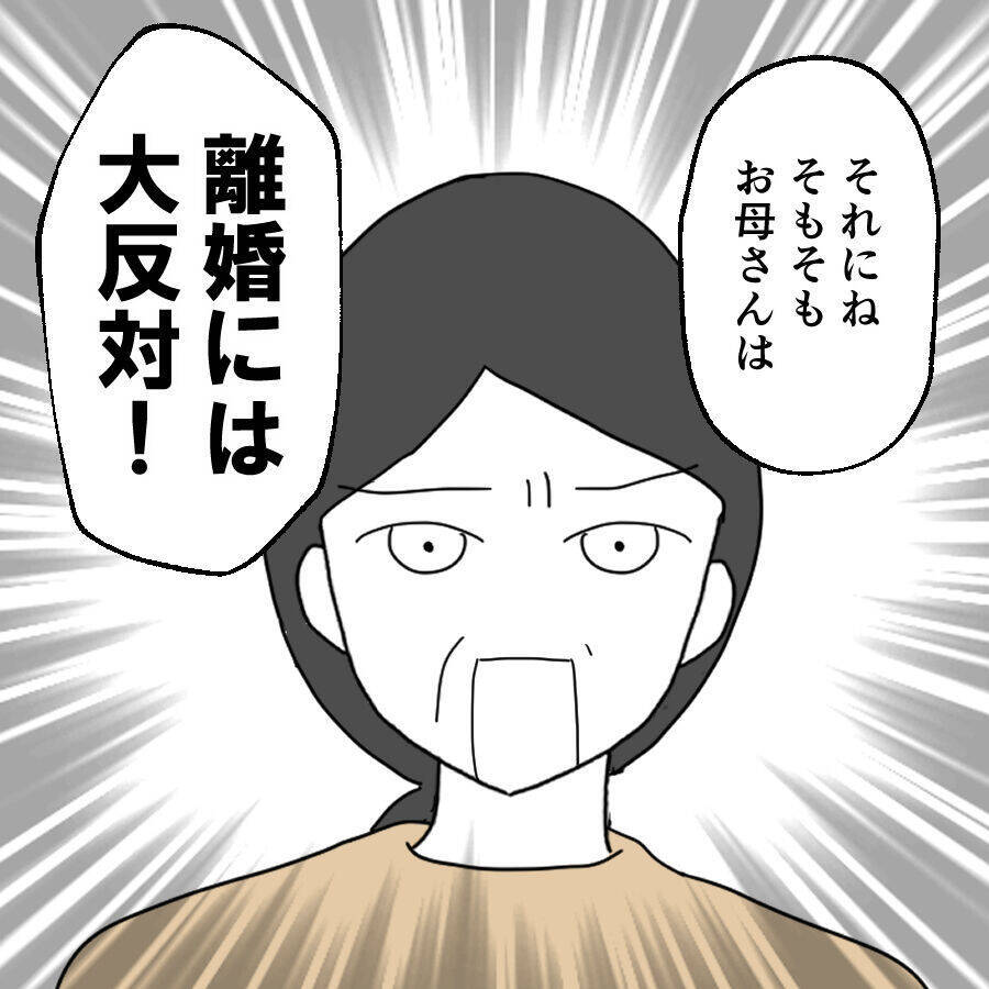 同居もムリ！ 離婚も大反対！ 母の厳しい見解とは？