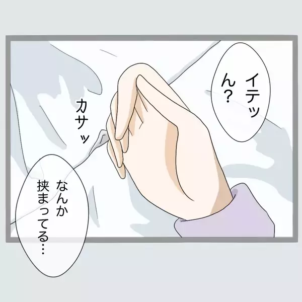 「新婚なのに！ 夫の出張中、寝室であるモノを発見…まさか不倫!?【漫画】」の画像