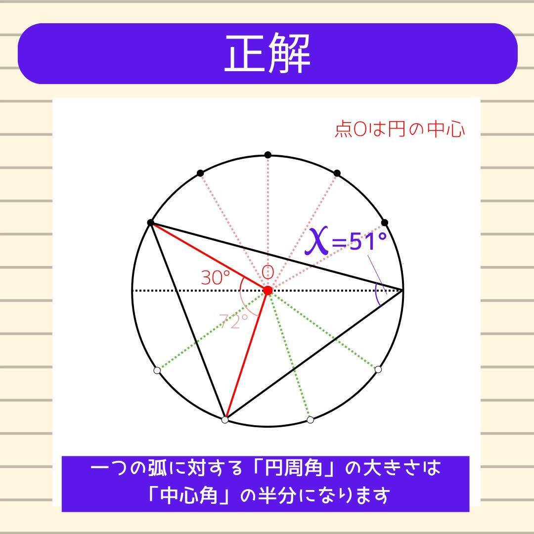 【角度当てクイズ Vol.2183】xの角度は何度？＜全3問＞