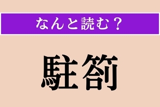 【難読漢字】「駐箚」正しい読み方は？ 役人や外交官が外国に派遣され、長期滞在することです