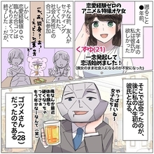 「誰でもいいから彼氏が欲しい」恋愛経験ゼロの女性が男性を誘ってみたら…予想外の結末に【漫画】