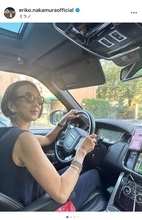 中村江里子、ミラノでの運転初挑戦で「大きな階段を一段上がった」