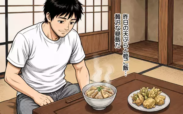 「「助けてくれたお礼にタケノコご飯を」山に呼びかけたら、まさかの大食いヤマヒメが出現」の画像