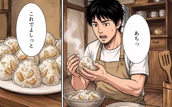 「「助けてくれたお礼にタケノコご飯を」山に呼びかけたら、まさかの大食いヤマヒメが出現」の画像