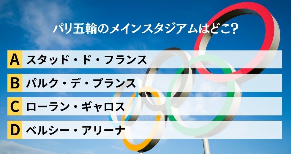 がんばれニッポン！ 2024年パリ五輪クイズ＜Vol.8＞
