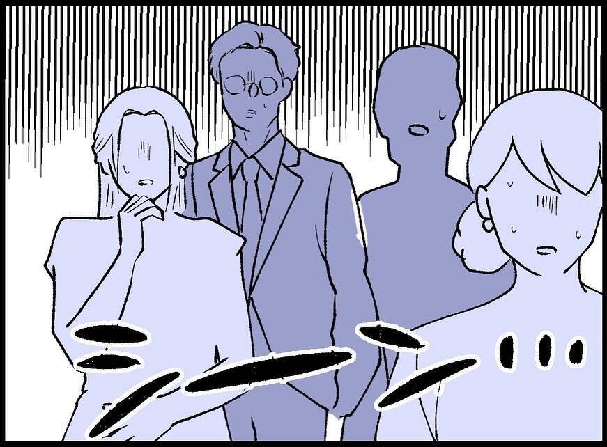 【漫画】静まり返る会場…女は服を拭こうとするが【妻の友達を抱いたけど Vol.25】