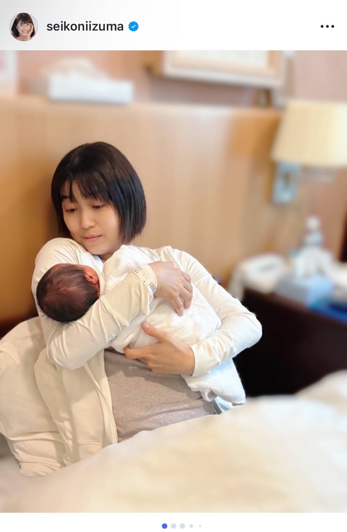 新妻聖子、次男1歳の誕生日を迎え2026年の抱負を投稿「赤ちゃんの成長は本当に劇的!!」