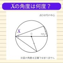 【角度当てクイズ Vol.1316】xの角度は何度？