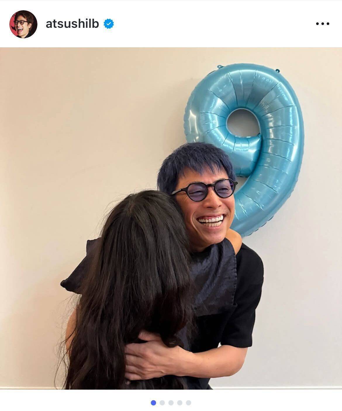 田村淳、長女9歳の誕生日に“恒例の抱っこ行事”　「スピードも重さも違う」成長に感慨