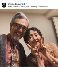 鶴見辰吾、斉藤由貴との再会ショット公開「由貴さんの声は人の心に届く」