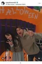 川崎麻世、新婚夫婦初のハロウィン仮装を予告「長年の役者魂を見せつけます!」