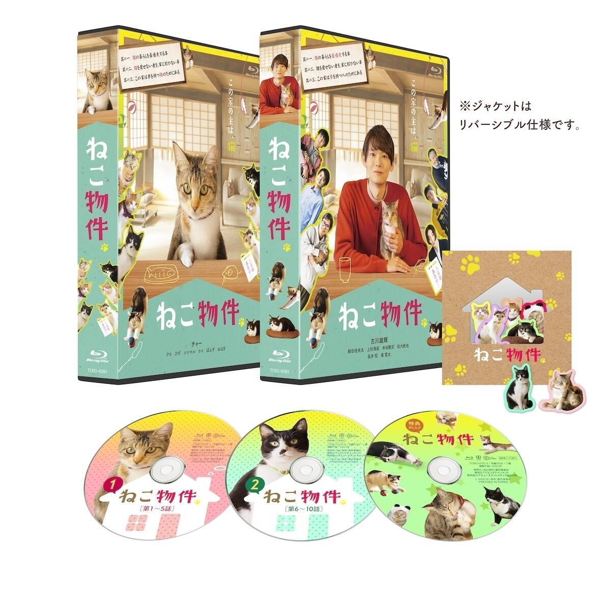 古川雄輝主演“猫エンターテインメント” ドラマ『ねこ物件』Blu-ray＆DVD発売決定