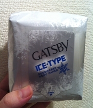 ギャツビーのスースーする紙の威力、はんぱない