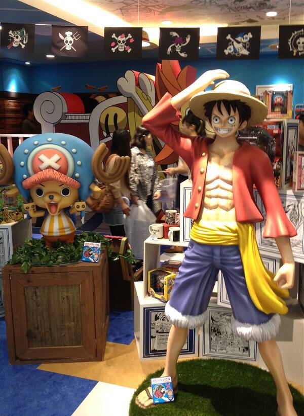 ルフィ 顔ちっちゃ One Pieceオフィシャルショップ 麦わらストア に行ってきた エキサイトニュース