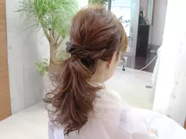 編み込みカチューシャのミディアムヘアアレンジ イラスト付 14年12月3日 エキサイトニュース